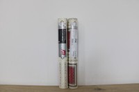 2 Rollen Vliestapete As Creation 33541-3 Creme/ Rot/ Grau Gemustert