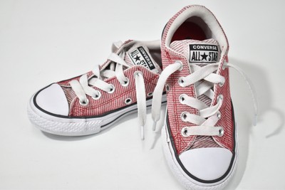 red and white chucks
