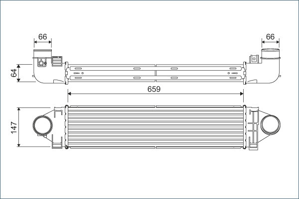 822926 VALEO Intercooler, charger for FORD,FORD AUSTRALIA,LAND ROVER,VOLVO