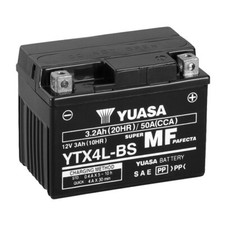 Batteria per KSR-Moto Pandora 50 4T 2019 YUASA YTX4L-BS AGM chiusa