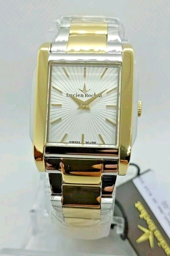 OROLOGIO DONNA LUCIEN ROCHAT SWISS MADE,SAINT MALO 33,8x26,8mm,ORO,VETRO ZAFFIRO