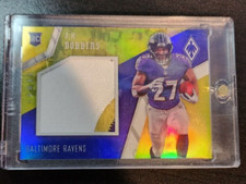2020 Phoenix - Rookie Jumbo 3 Color Patch Prime Yellow #15 J.K. Dobbins /35