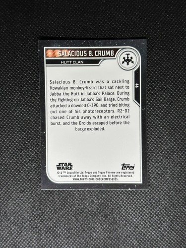 2023 Topps Chrome Star Wars - Base Cards #1–100 - U-Pick - Complete Your Set - Picture 101 of 243