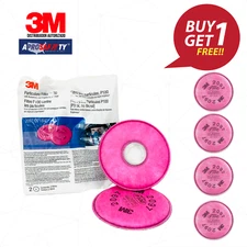 3M PARTICULATE 2 PACK FILTER 2097/07184 P100 WITH NUISANCE LEVEL ORGANIC VAPOR