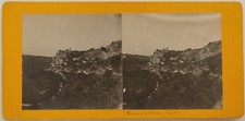 Rocamadour France Photo Stereo Argentique c1900