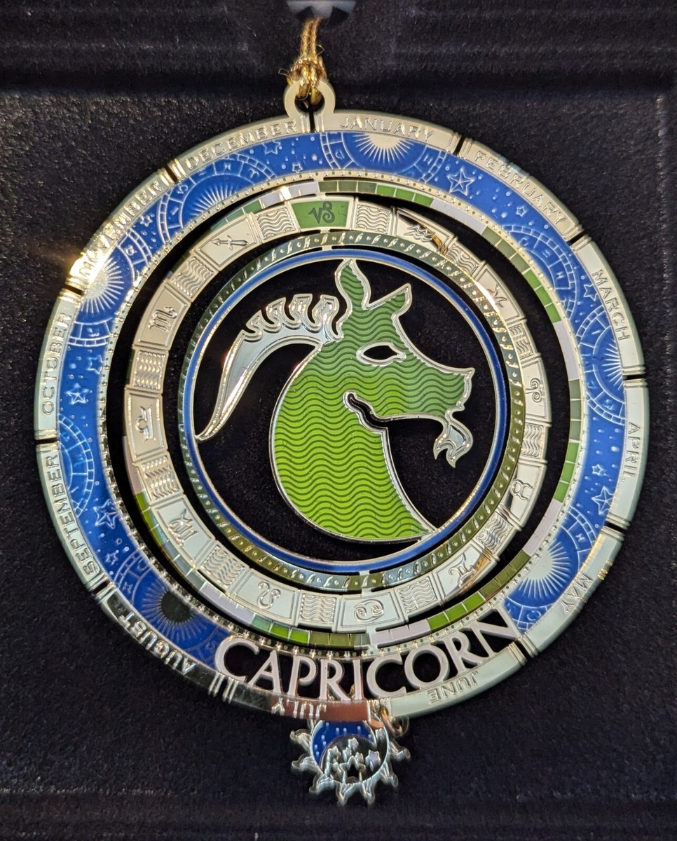 Capricornページ 2013 CHEMART CAPRICORN ZODIAC SIGN 52094 24KT GOLD FINISHED BRASS