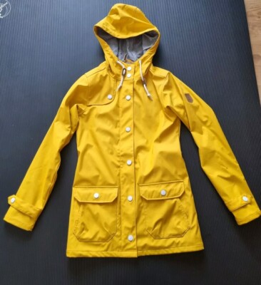 Jacket Regenjacke Derbe Gelb Derbe Regenjacke Senfgelb Damen Parka