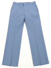 Rare Vintage LEVI  S STRAUSS Action Slacks Chino Zip Fly Pants 80s 90s Light Blue
