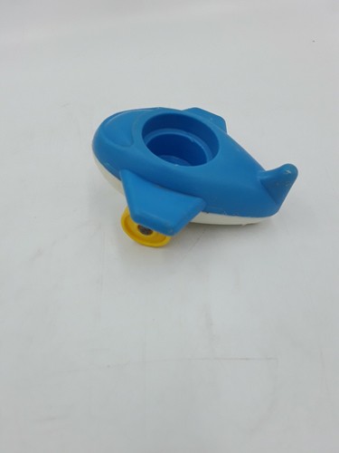 Vintage Fisher Price Little People blau weiß Spielzeug Kinderzimmer Flugzeug Plane - Bild 6 von 11