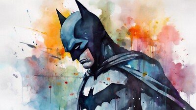Batman Poster Druck Wandbild Wohndeko - DIN A3