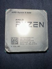 AMD Ryzen 5 1600 3.2GHz 6-Core 12-Thread CPU AM4 Processor YD1600BBAEBOX