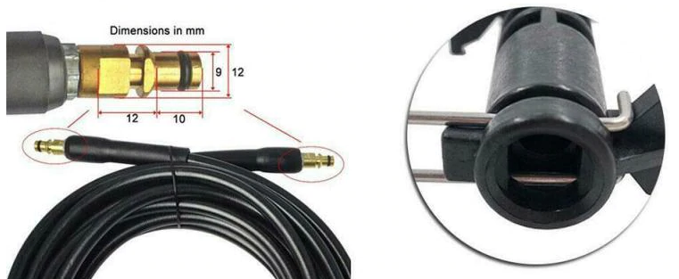Hochdruckreiniger Schlauch Verbinder - Adapter Für Kärcher K2 Bis K7 Series