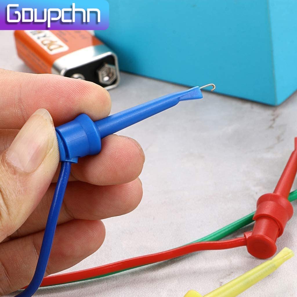5A 500V Flexible Leads 4mm Stackable Banana Plug To Test Hook Clip Test ...