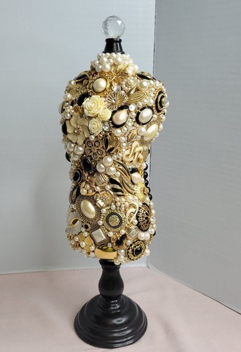 Maniquí de arte alterado maniquí incrustado con joyas pequeño - Imagen 8 de 17