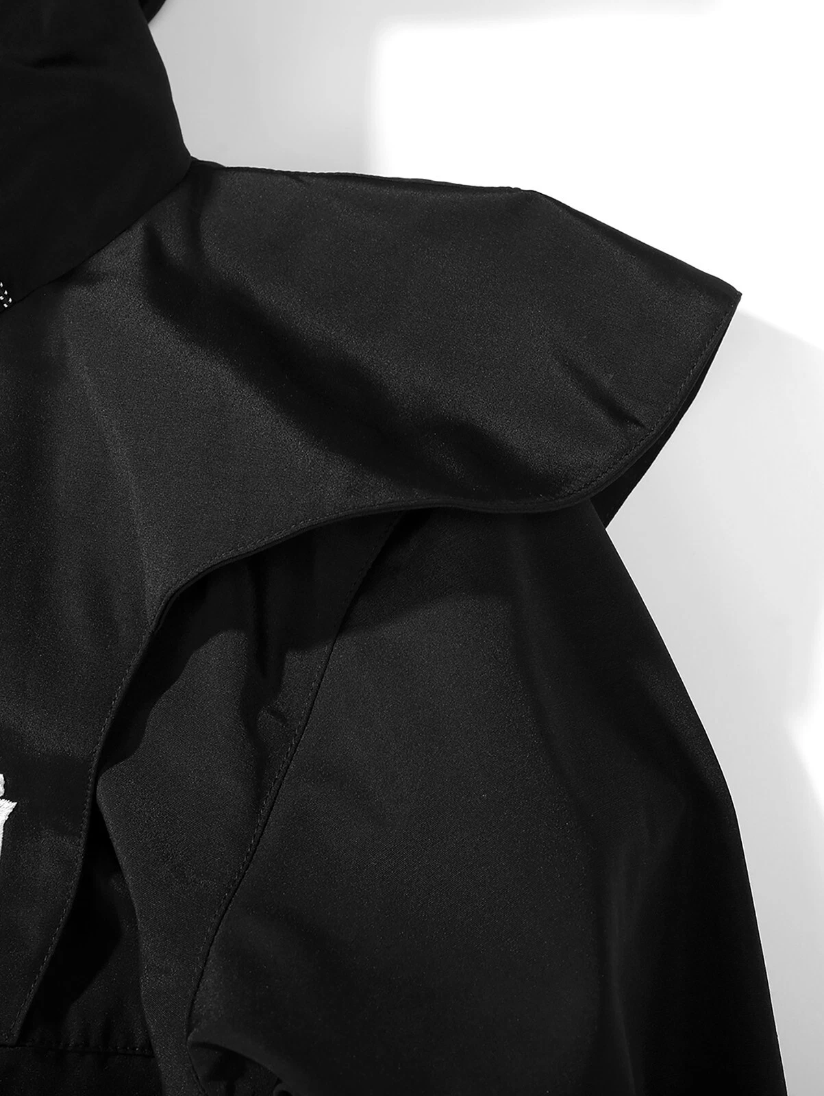 Niepce Japanese Urban Jacket with Hoodie Streetwear Casual Long Trench Coat - product detail image 6