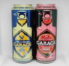 GARAGE Seth and Riley's Empty Beer Cans 500ml Ukraine 2021 Bottom Open Set of 2
