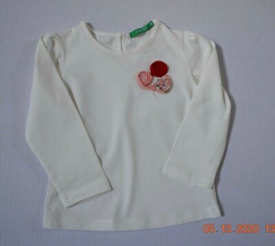 Camicia United Colors Of Benetton Per Bambina - Manica Lunga In Popeline Stretch | Cotone Comfort - Foto 4