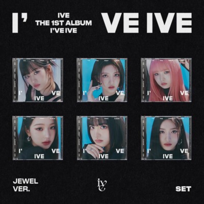 K-POP IVE 1st Album I've IVE Jewel Random Ver CD+20p P.Book+P.Card+F.Poster+Gift
