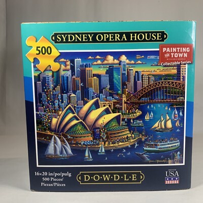 Dowdle Sydney Opera House Jigsaw Puzzle - 500 Piece Australian Landscape Puzzle