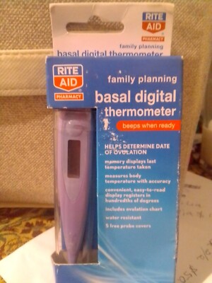 Rite Aid Basal Digital Thermometer for ovulation. New