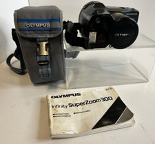 Olympus Infinity Superzoom 300 35mm SLR Film Camera New Batteries CC9