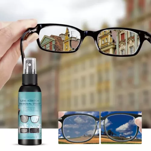 Eyeglass Lens Scratch Remover Repair Glass Abrasions Scratches Fuzzy Renewal