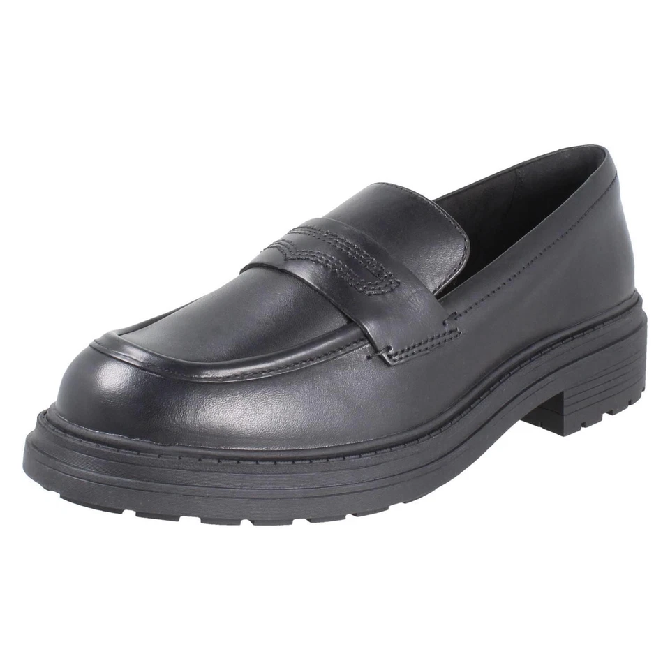 Damen Clarks 'Orinoco3 Edge' Leder Slipper Loafers - D Weite - Bild 3 von 3