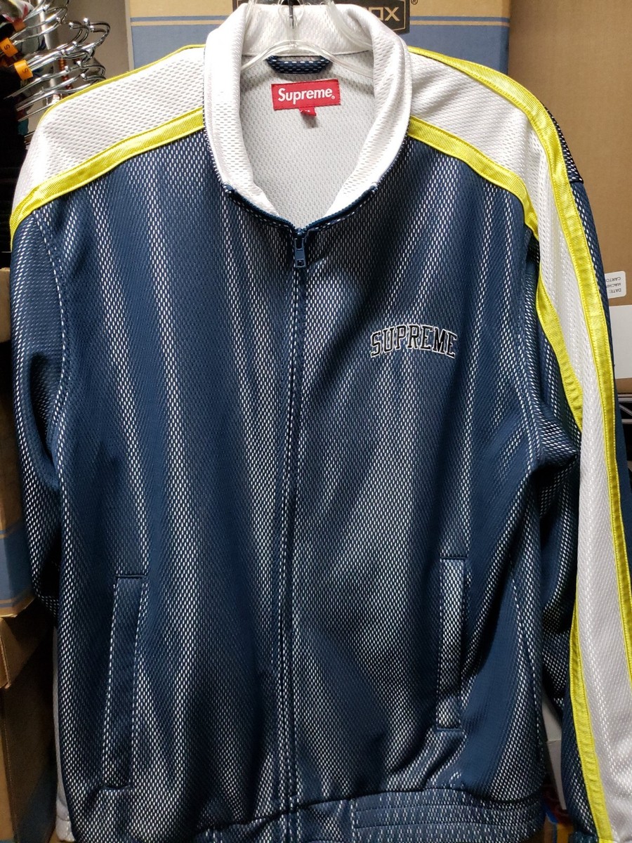Supreme bonded mesh track jacket black 2025 Supreme bonded mesh track jacket black 2025