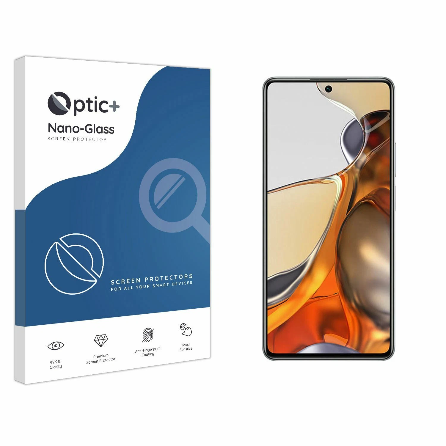 Optic+ Nano Glass Screen Protector for Xiaomi 11T Pro