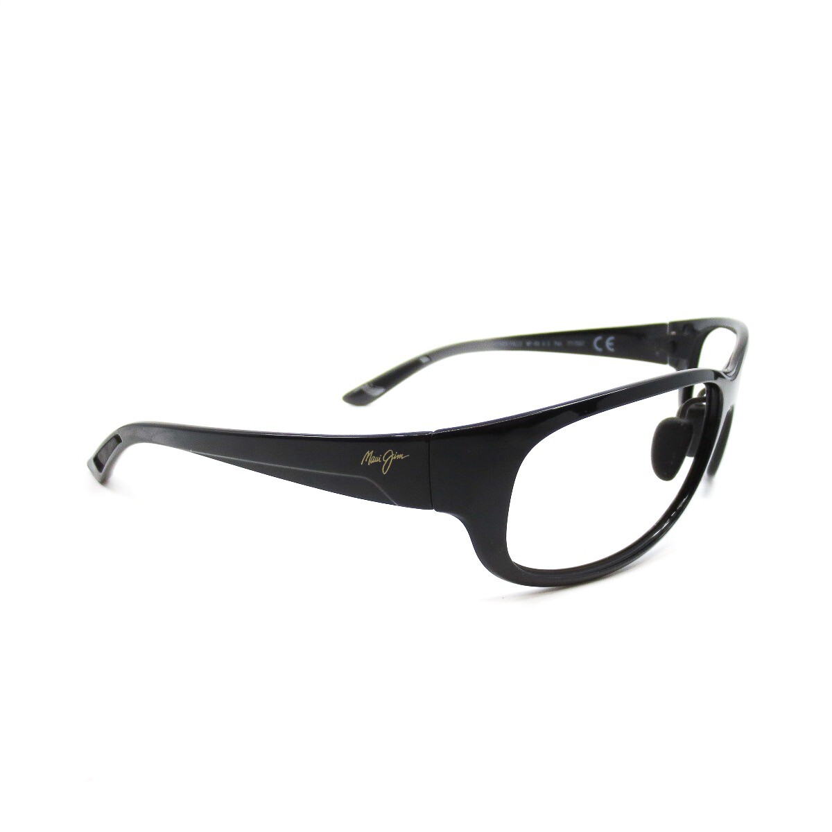 Maui Jim Twin Falls MJ 417-02J Black Wrap Sunglasses Frames