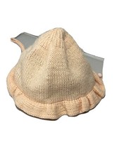 Vintage Baby Crochet Hat Pink