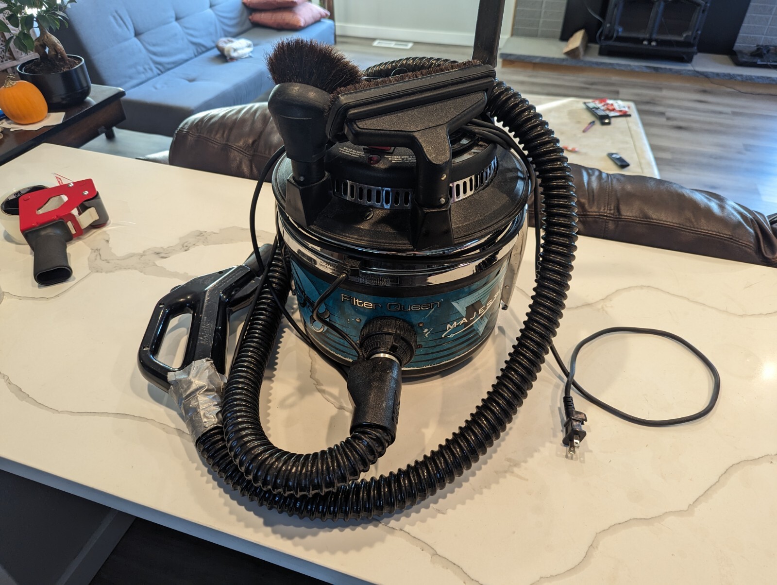 Filter Queen Majestic Triple Crown Canister Vacuum Cleaner & Power Hose