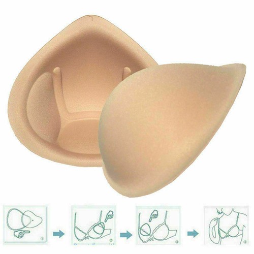 2 potenciadores reutilizables formas de mama falsas almohadillas de silicona mastectomía - Imagen 8 de 10