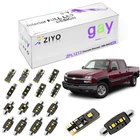 14pcs Deluxe White Interior LED Dome Light Kit For Chevrolet Silverado 1999-2006