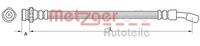 Metzger Bremsschlauch 4111032 FüR Hyundai
