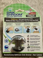 New SinkShroom Stainless Steel Hair Catcher Drain Protector Sink Strainer SH6