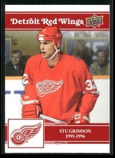2025-26 Upper Deck Detroit Red Wings Centennial - Stu Grimson #22