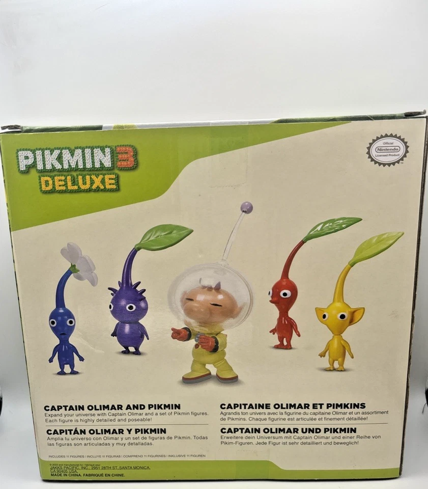 JAKKS Pacific Pikmin 3 Deluxe Capitán Olimar y Pikmin Conjunto de Figuras Nuevo Foto 2 de 4