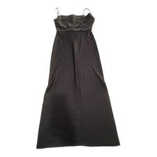 BHLDN Women's Strapless Slip Dress Size 4 Black