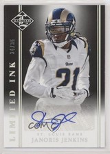 2014 Panini Limited Limited INK Silver 34/35 Janoris Jenkins #LI-JE Auto pm6