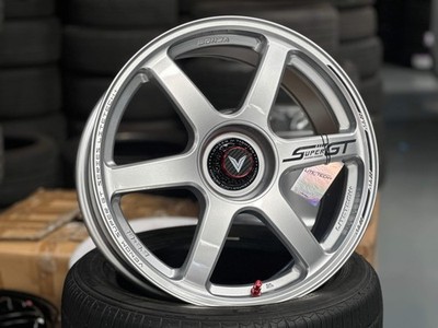 NEW 18X8.5 ET35 Lenso Venom VNT  Rim Silver  Pad Gray 5X114.3 Honda Toyota Lexus