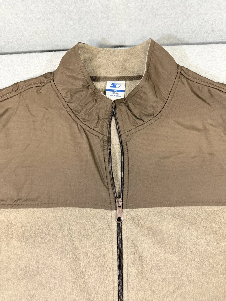 初学者夹克男式 2XL 羊毛全拉链户外口袋 52469 — 第 4/4 张图片