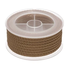 Nylon Thread Twine Beading Cord, 10.5ft Bracelets String Cord Rope, Light Tan