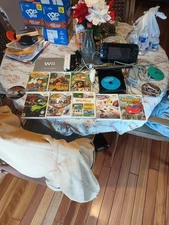 Nintendo Wii U Console Bundle+ Lots Of Accessories Games Handheld Cracked Screen