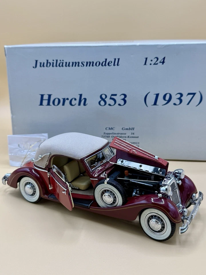 Neuwertiger CMC Horch 835 Jubiläumsmodell 1:24 OVP - Bild 3 von 4