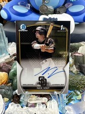 2023 Bowman Nick Vogt Chrome Auto 1st Prospect #CPA-NV Padres