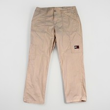 Tommy Hilfiger Cargo Cotton Elastane Size 10 Khaki Cargo pockets 90's Y2K tommy