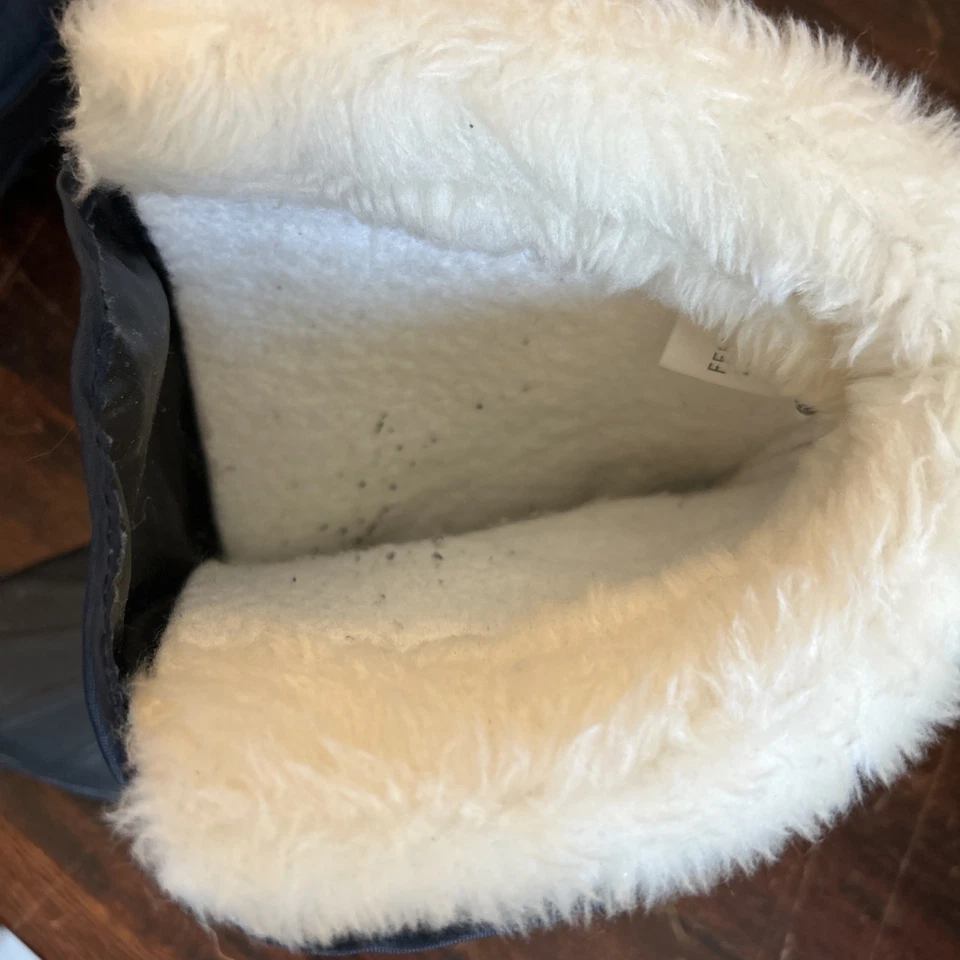 Cabela's Sorel Women's Size 9 Nylon & Rubber Boots Fleece Lined Blue Black Nice - Image 4 of 4