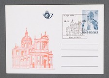 MayfairStamps Belgium 1985 Namur Papal Visit Stationery Card aaw_34383