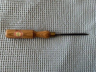 Marples Gouge Chisel - circa 3/16  - Wooden handle with Brass ferulle - Vintage